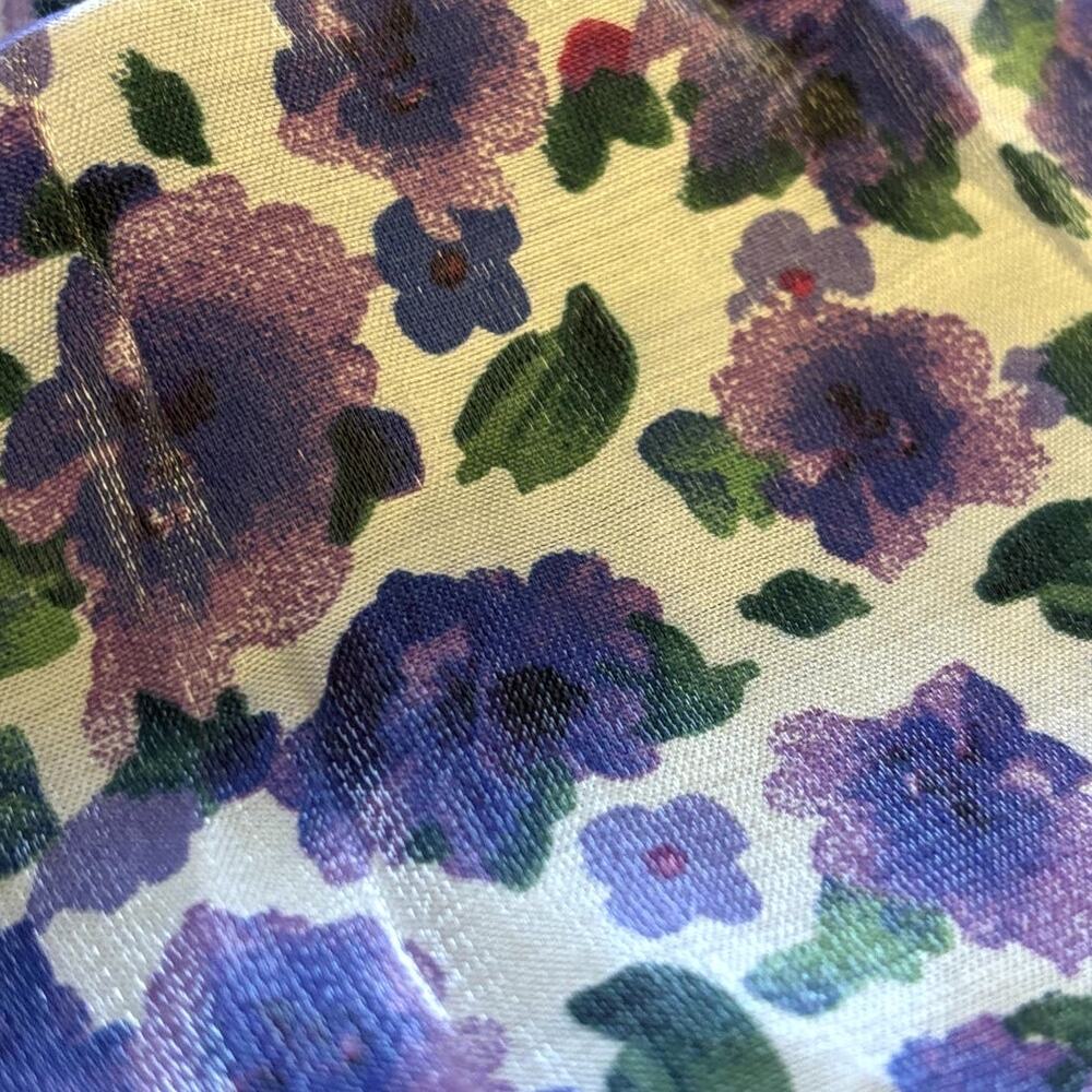 NWT Rumer Soraya Maxi Dress Women's Size XS Lilac Floral Satin Ruched Halter - Picture 6 of 11